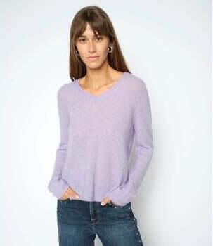 MOS MOSH Trui Mape Sophia V-Neck Knit Lila - Foto 2