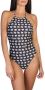 Moschino Polka Dot Splash Badpak Polkadot Eendelig Badpak Black Pink Dames - Thumbnail 1