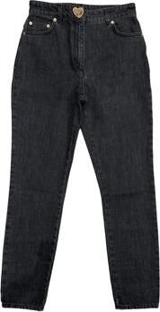 Moschino Casual Denim Jeans voor Mannen Black Dames