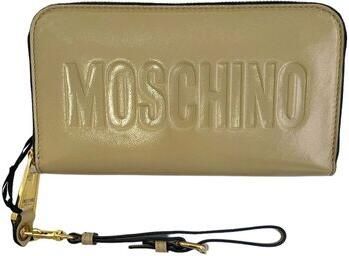 Moschino Stijlvolle Portemonnee voor Mannen en Vrouwen Beige Dames