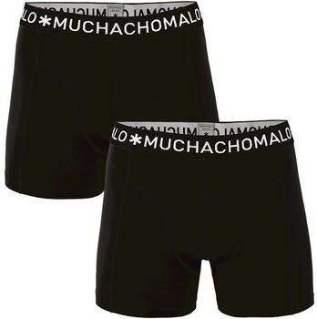 Muchachomalo Boxers Boxershorts 2-Pack Solid Black