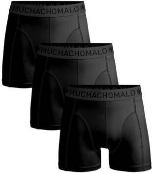 Muchachomalo Boxers Boxershorts 3-Pack Microfiber Zwart