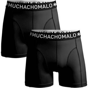 Muchachomalo Boxers Boxershorts Microfiber 2-Pack Zwart