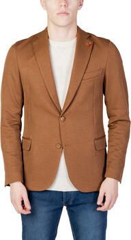 Mulish Bruine Geknoopte Blazer voor Mannen Brown Heren