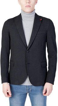 Mulish Klassieke Zwarte Blazer met Reverskraag Black Heren