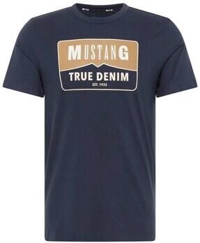 Mustang T-shirt Korte Mouw Alex C Print - Foto 2