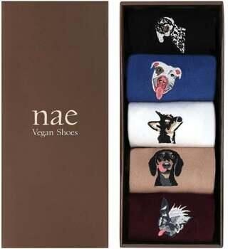 Nae Vegan Shoes Sokken Doggie Sock Pack5