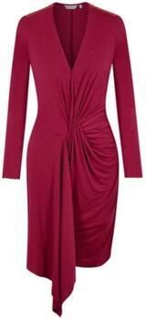 Naf Bordeaux Karma Jurk Elegant en veelzijdig Red Dames