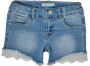 Name it KIDS regular fit jeans short NKFSALLI stonewashed Denim short Blauw Meisjes Stretchdenim 104 - Thumbnail 4