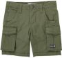 Name it KIDS regular fit cargo bermuda NKMRYAN kaki Korte broek Groen Stretchkatoen 122 - Thumbnail 2