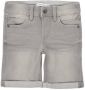 Name it KIDS slim fit jeans bermuda NKMSOFUS medium grey denim short Grijs Jongens Stretchdenim 104 - Thumbnail 5