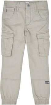 Name it KIDS regular fit cargobroek NKMRYAN beige Jongens Stretchkatoen 116 - Foto 11