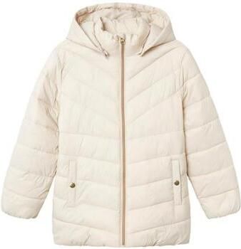 NAME IT KIDS gewatteerde winterjas NKFMONAY offwhite