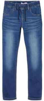Name it KIDS slim fit jeans NKMRYAN JOGGER dark blue denim Blauw Jongens Jog denim 128