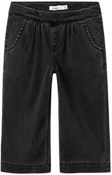 Name it MINI wide leg jeans NMFBELLA black denim Zwart Meisjes Jog denim 104 - Foto 4