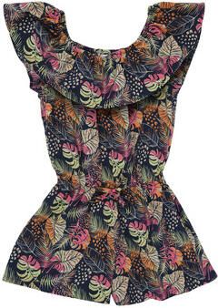 Name It Korte jumpsuit NKFVINAYA PLAYSUIT FFF Kunstvezel elastische band all-over print - Foto 9