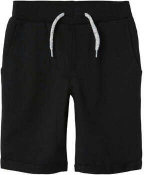 NAME IT KIDS regular fit sweatshort NKMVERMO zwart Jongens Katoen Effen - Foto 4