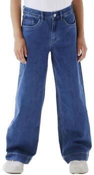 Name it KIDS wide leg jeans NKFROSE medium blue denim Blauw Meisjes Stretchdenim 140 - Foto 8