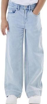 Name it KIDS wide leg jeans NKFROSE light blue denim Blauw Meisjes Stretchdenim 176 - Foto 10