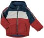 Name it KIDS jas NKMMAX donkerblauw wit rood Jongens Polyester Capuchon 140 - Thumbnail 3