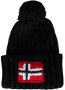 Napapijri Semiury Bobble Hat Black- Black - Thumbnail 1