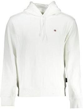 Napapijri Hoodie BALIS H SUM BLU MARINE Met merklabel aan de zijkant met ribboorden aan de zoom en mouwen