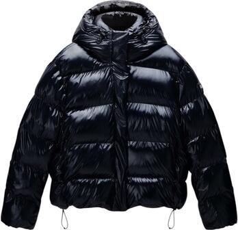 Napapijri Lichtgewicht thermische gewatteerde jas met capuchon Black Dames