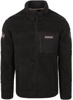 Napapijri Zwarte Polyester Pullover Herfst Winter Collectie Black Heren