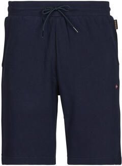 Napapijri Regular fit sweatshorts met elastische band model 'NALIS'