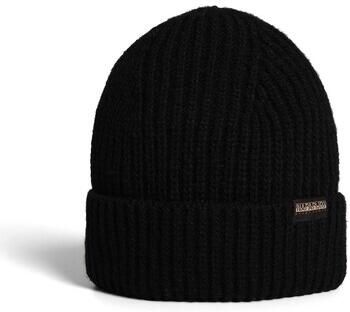 Napapijri Zwarte Gebreide Ribbelmuts voor nen en Black
