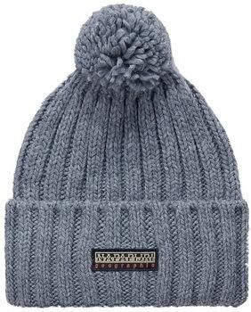 Napapijri Stijlvolle Beanies in Medium Grijs Melange Gray Heren