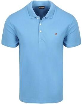 Napapijri Polo Shirt Korte Mouw Ealis Polo Mid Blauw