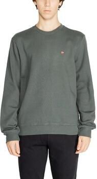 Napapijri Groene Sweatshirt met Lange Mouwen en Geborduurd Logo Green Heren