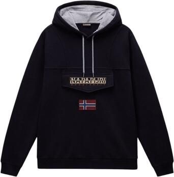 Napapijri Sweatshirt met labelpatch model 'BURGEE WINT'