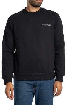 Napapijri Sweater Sweatshirt met relaxte grafische achterkant