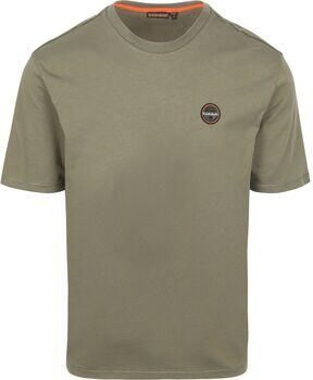 Napapijri T-shirt Korte Mouw S Badge T-Shirt Tea Leaf