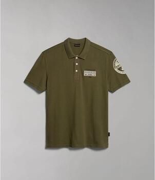 Napapijri T-shirt E-AMUNDSEN NP0A4H6A-GAE1 GREEN LICHEN