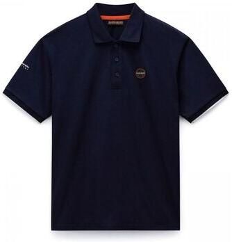 Napapijri T-shirt E-BADGE NP0A4IDA-176 BLU MARINE