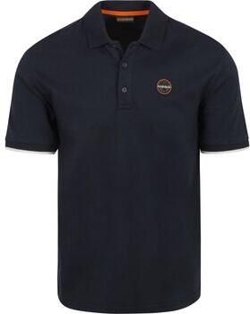 Napapijri T-shirt E-Badge Polo Navy