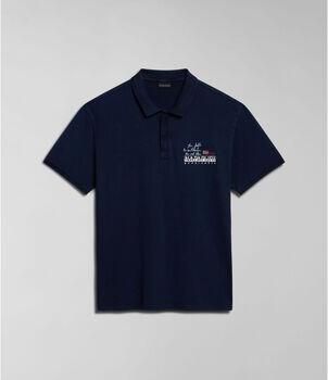 Napapijri T-shirt E-COLVILLE NP0A4HPX-176 BLU MARINE