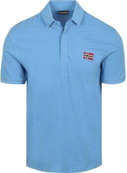 Napapijri T-shirt Ebea Polo Mid Blauw