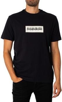 Napapijri T-shirt Korte Mouw Relaxed T-shirt met Box-logo - Foto 6