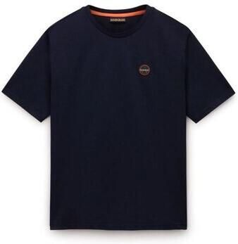 Napapijri T-shirt Korte Mouw S-BADGE NP0A8949-1761 BLU MARINE