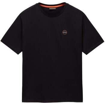 Napapijri T-shirt Korte Mouw S Badge T-Shirt Black