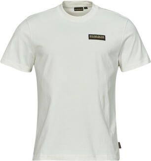 Napapijri Klassieke Korte Mouw T-shirt White Heren