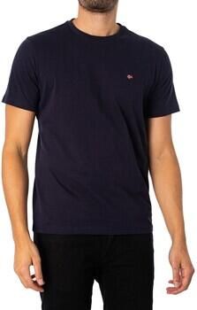 Napapijri Salis Micro Flag T-Shirt Blue- Heren Blue - Foto 2