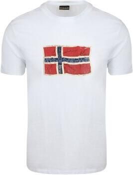 Napapijri T-shirt Korte Mouw T-shirt Mahsa Wit
