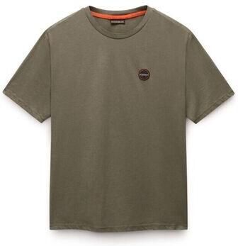 Napapijri T-shirt S-BADGE NP0A8949-GOA1 TEA LEAF