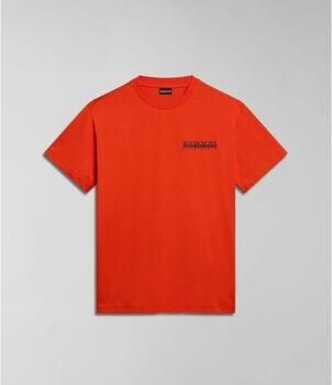 Napapijri T-shirt S-GOUIN NP0A4HTQ-A63 ORANGE SPICY