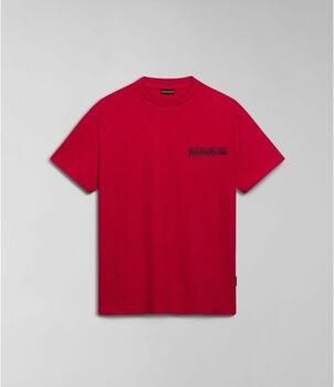 Napapijri T-shirt S-MARTRE NP0A4HQB-R251 RED BARBERRY